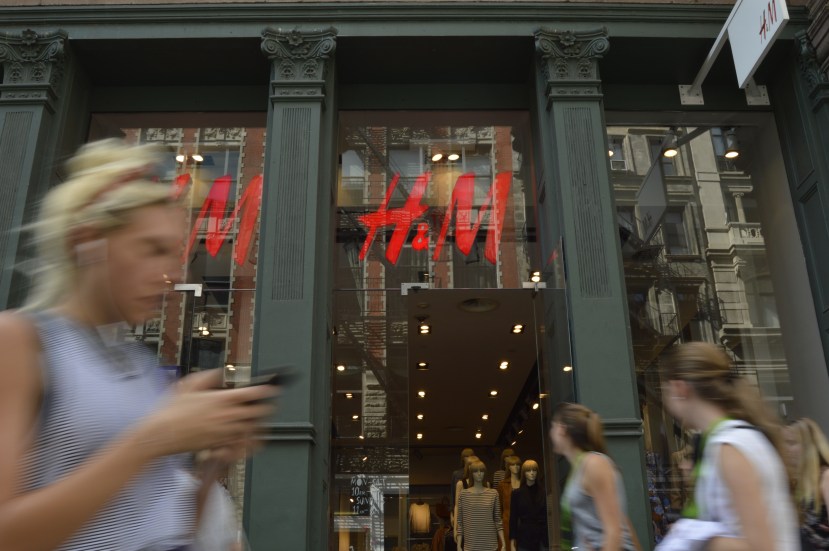 H&M Store in Broadway NYC. By Catherine De Las Salas. Summer 2015. 